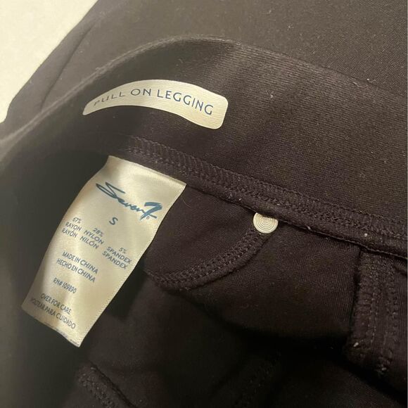 7 for all mankind black jeggings size SMALL - Picture 3 of 4